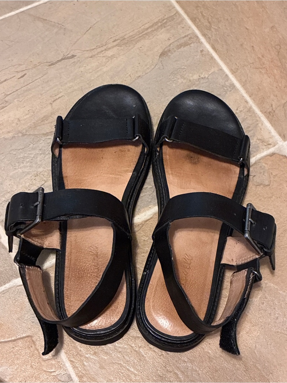 Madewell lug sole leather sandals - Picture 5 of 6